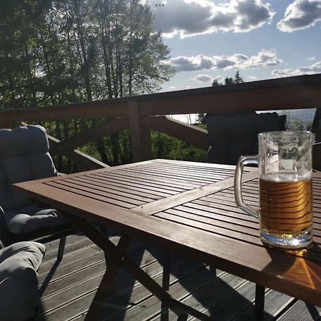 Dom Na Wzgorzu Villa Pluski Bagian luar foto